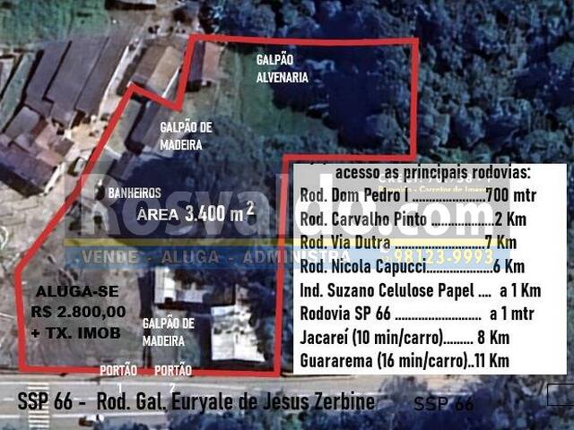 #22683 - Ponto Comercial para Locação em Jacareí - SP - 1